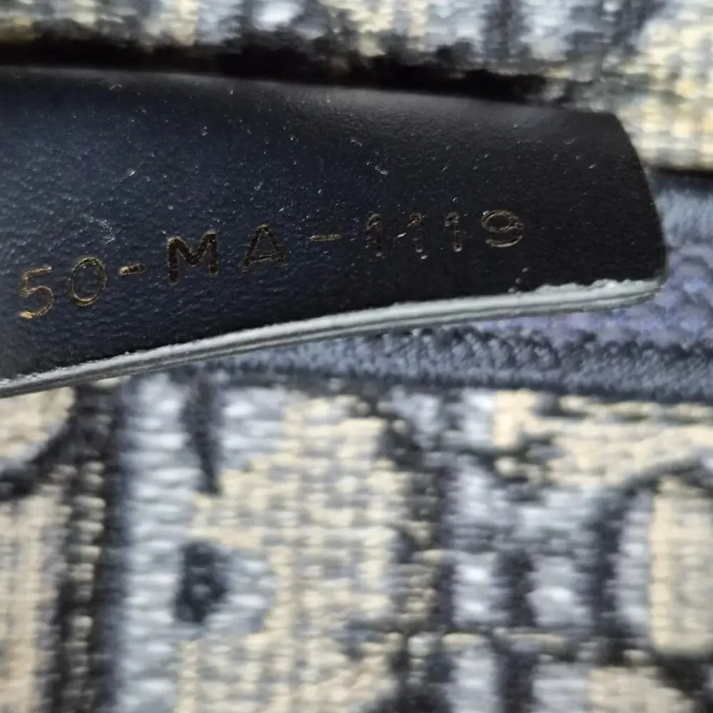 Christian Dior Logo Oblique Saddle Bag Blue - Picture 8 of 8